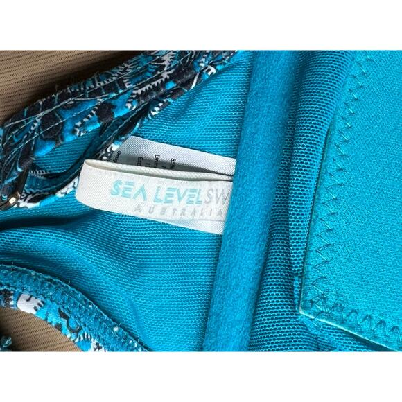 Sea Level Swim Seafoam Bikini Top 4 NWOT - Picture 4 of 5